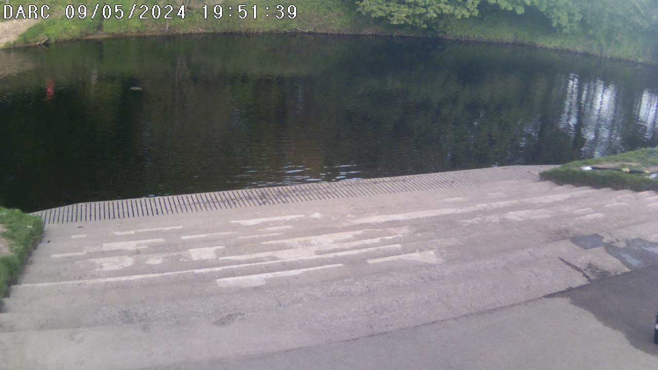 River Wear WebCam looking out over the landing stage steps