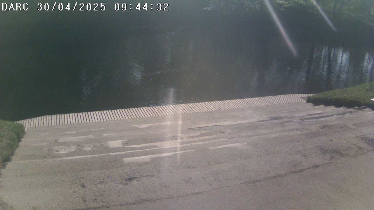 River Wear WebCam looking out over the landing stage steps