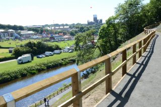 Riverside footpaths