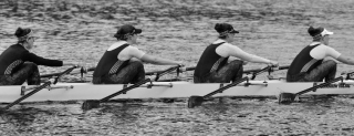 Women’s Elite 4x- race at Tyne Head 2017