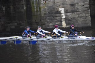 Durham ARC senior women\'s 4x- (Beth Holmes, Rachael O\'Connor, Alison Danforth, Taya Parker)