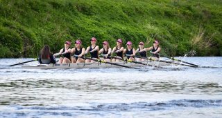 J15 girls 8+in Novice 8+ at Durham City