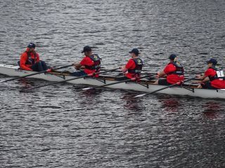 Oarsome 4some at the quayside