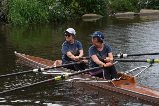 Margaret and Maureen in a double