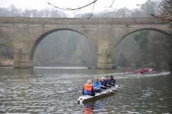Recreational rowing near prebends bridge 2013