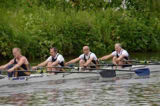 Masters D 4x- at Durham Regatta 2015